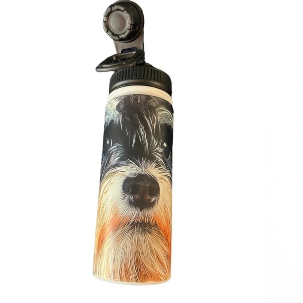 YORKSHIRE TERRIER Society 6 Stainless water bottle dog pet lover thermos Yorkie - Picture 3 of 10